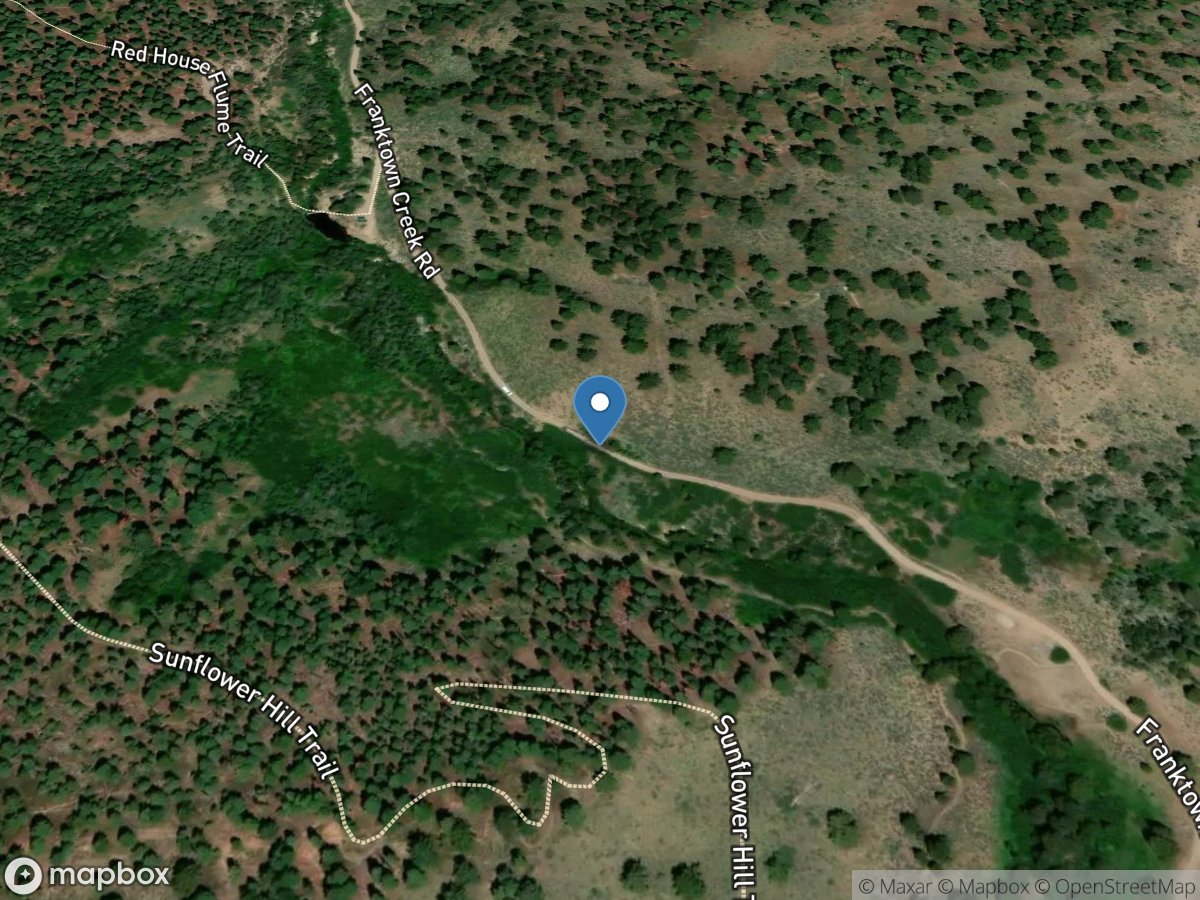 Franktown Creek near Carson City, NV location