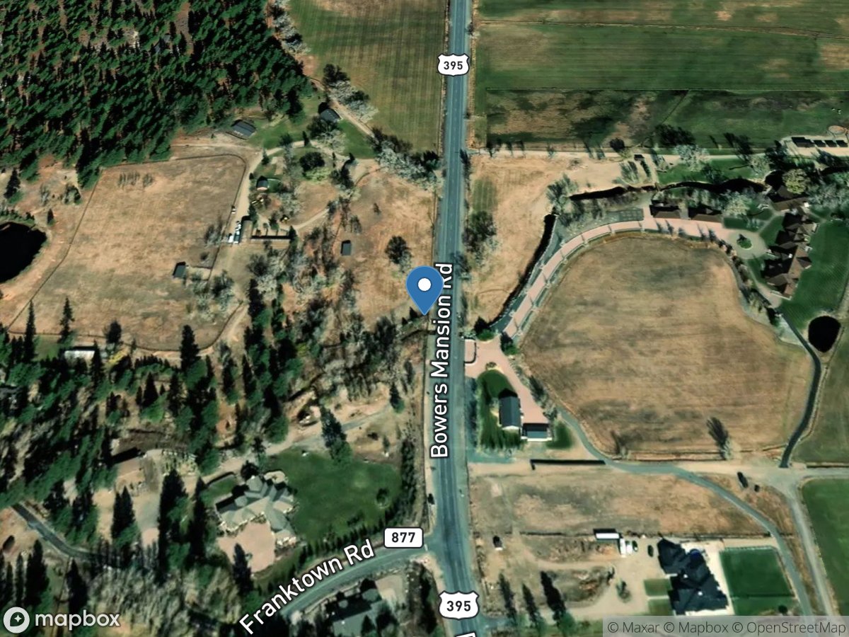 Franktown Creek at Old US 395 near Franktown, NV location