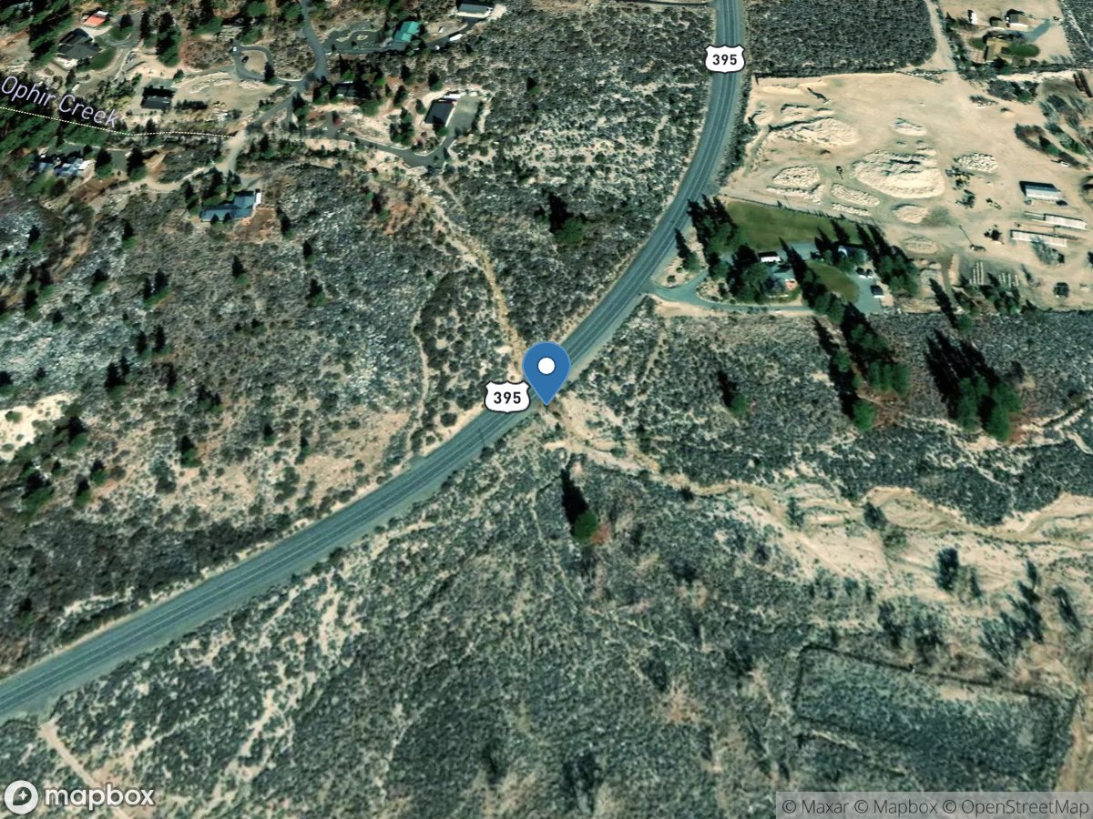 Ophir Creek near Steamboat, NV location