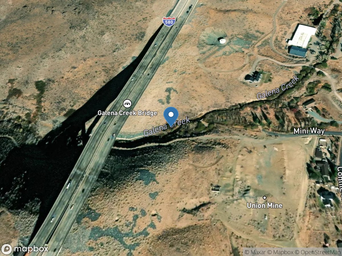 Galena Creek below Galena Creek Brdg at Pleasant Vly, NV location