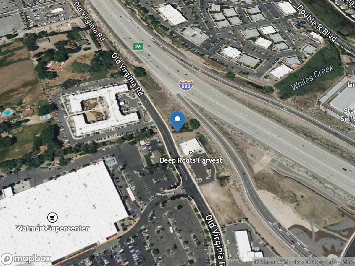 Whites Creek at Old Virginia Road near Reno, NV location