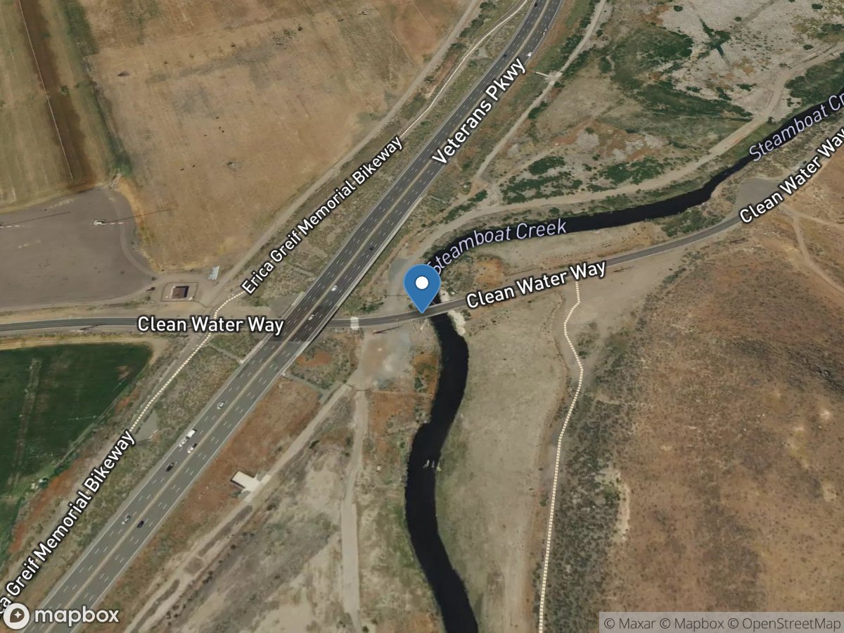 Steamboat Creek at Cleanwater Way near Reno, NV location