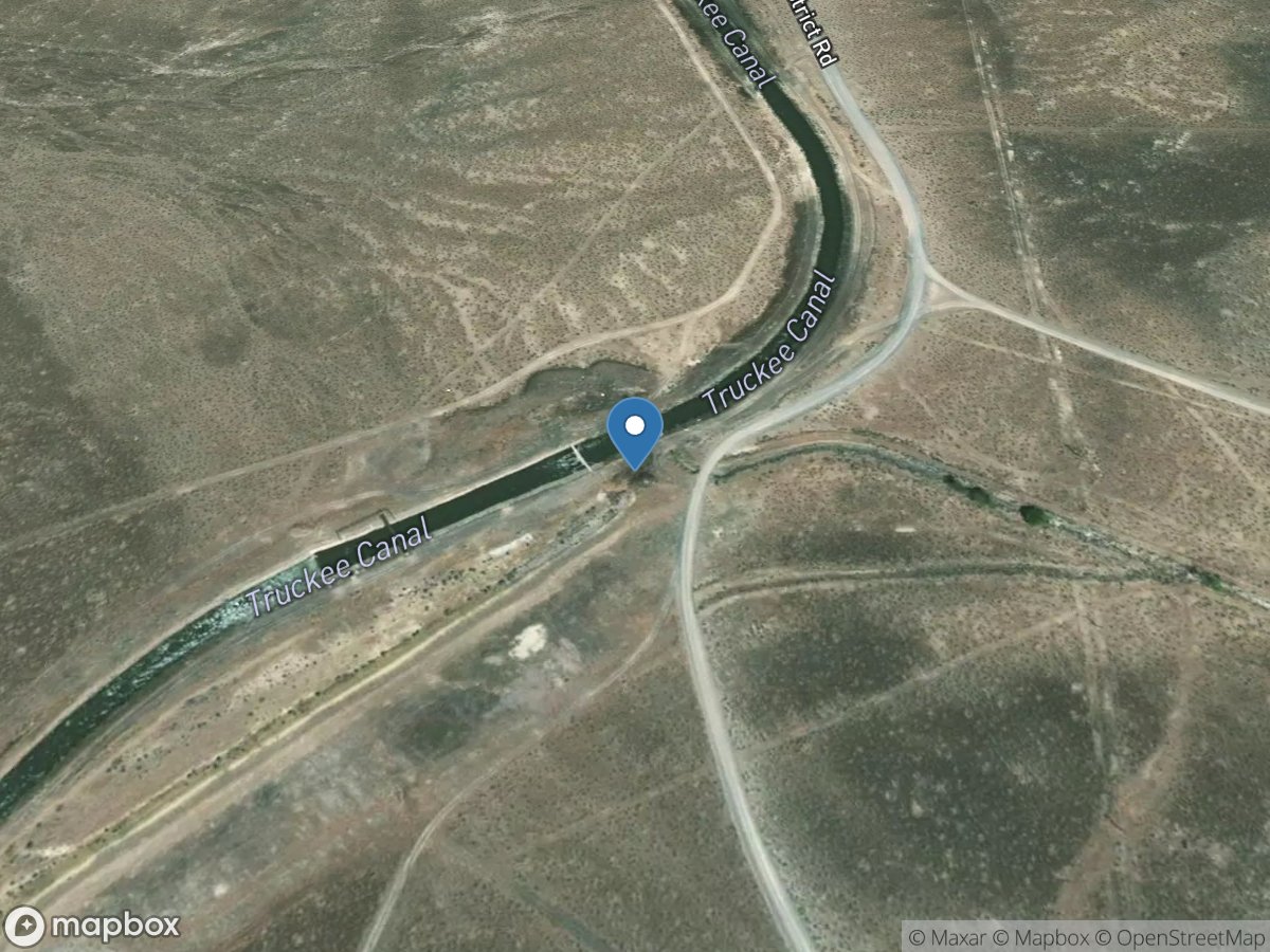 Truckee Canal near Hazen, NV location