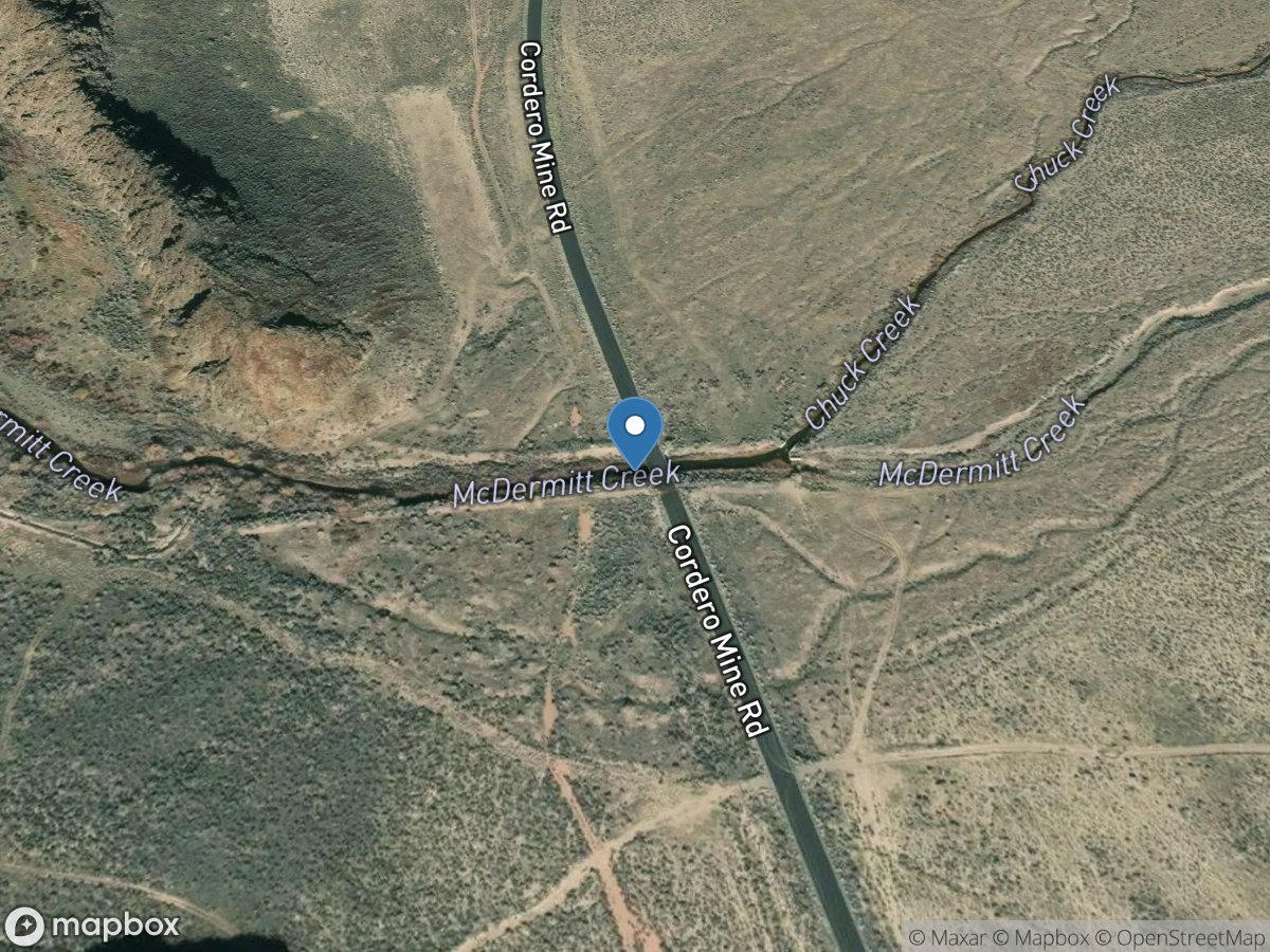 McDermitt Creek near McDermitt, NV location