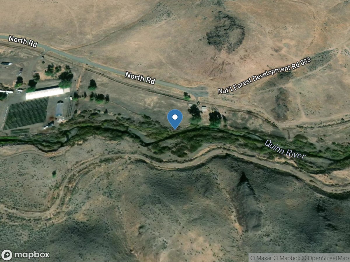 QUINN RV Below CONFL East Fork South Fork QUINN Near MC DERMITT location