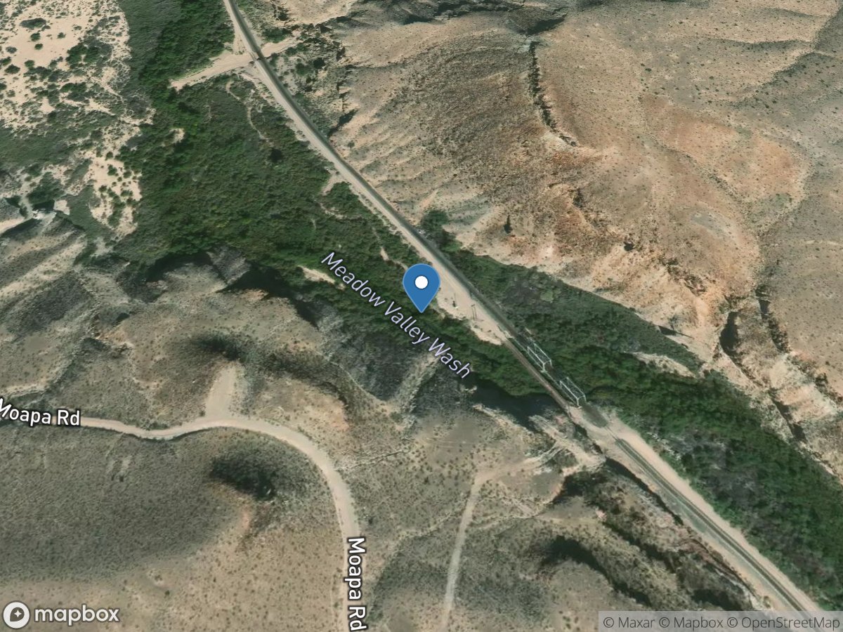 Meadow Valley Wash 2.5 Miles below Rox, NV location