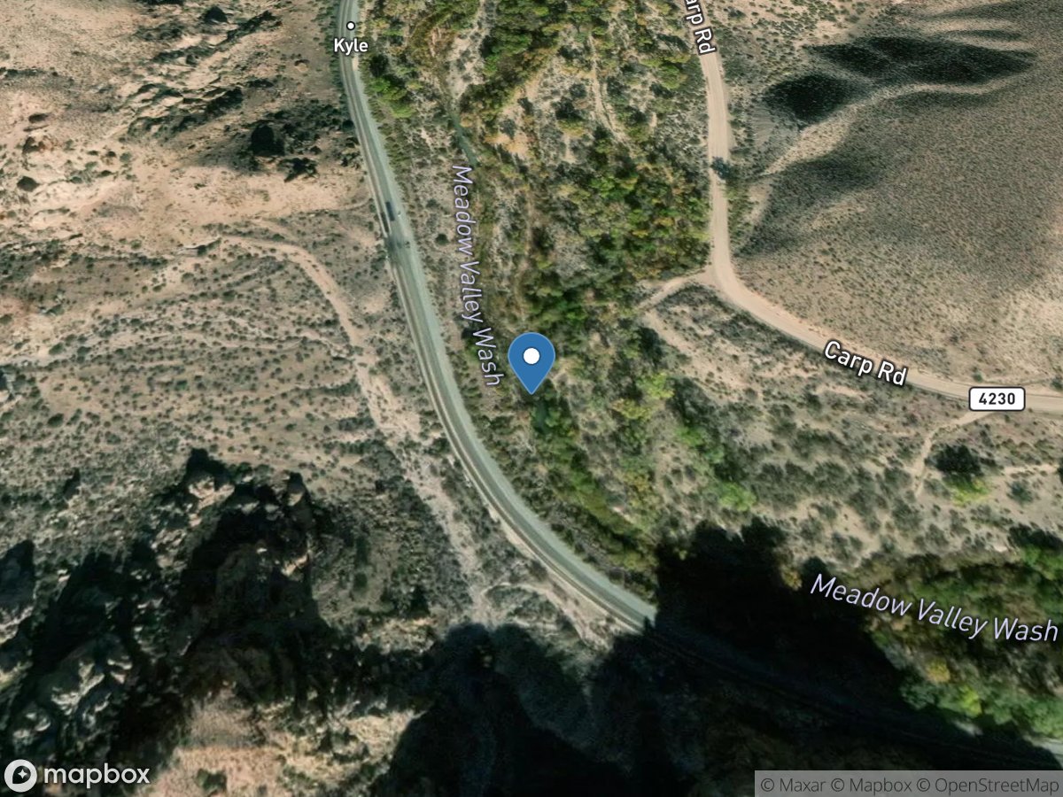 Meadow Valley Wash at Kyle, NV location