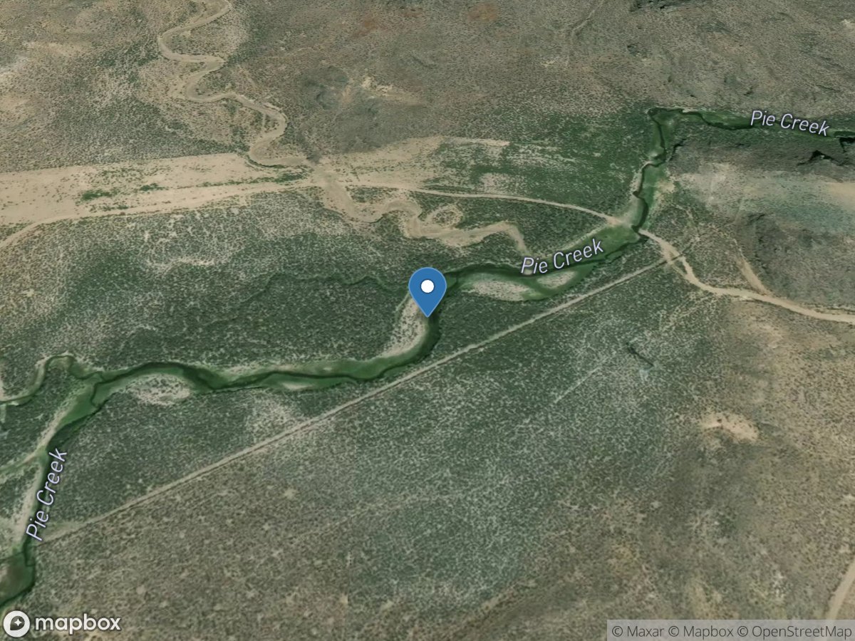 Seepage Pc00.5-Pie Creek below Conf with Gance Ck location