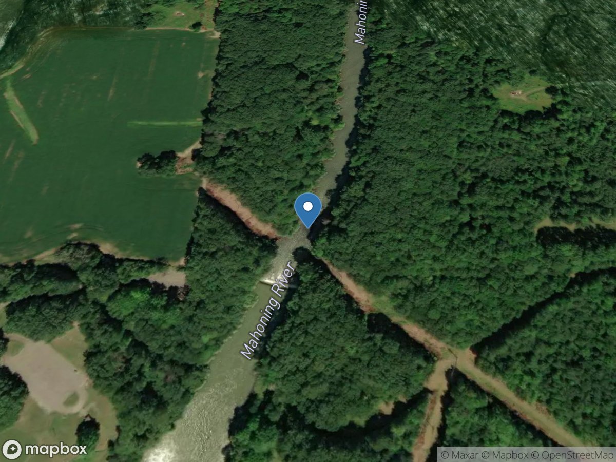 Mahoning River bl Berlin Dam near Berlin Center OH location