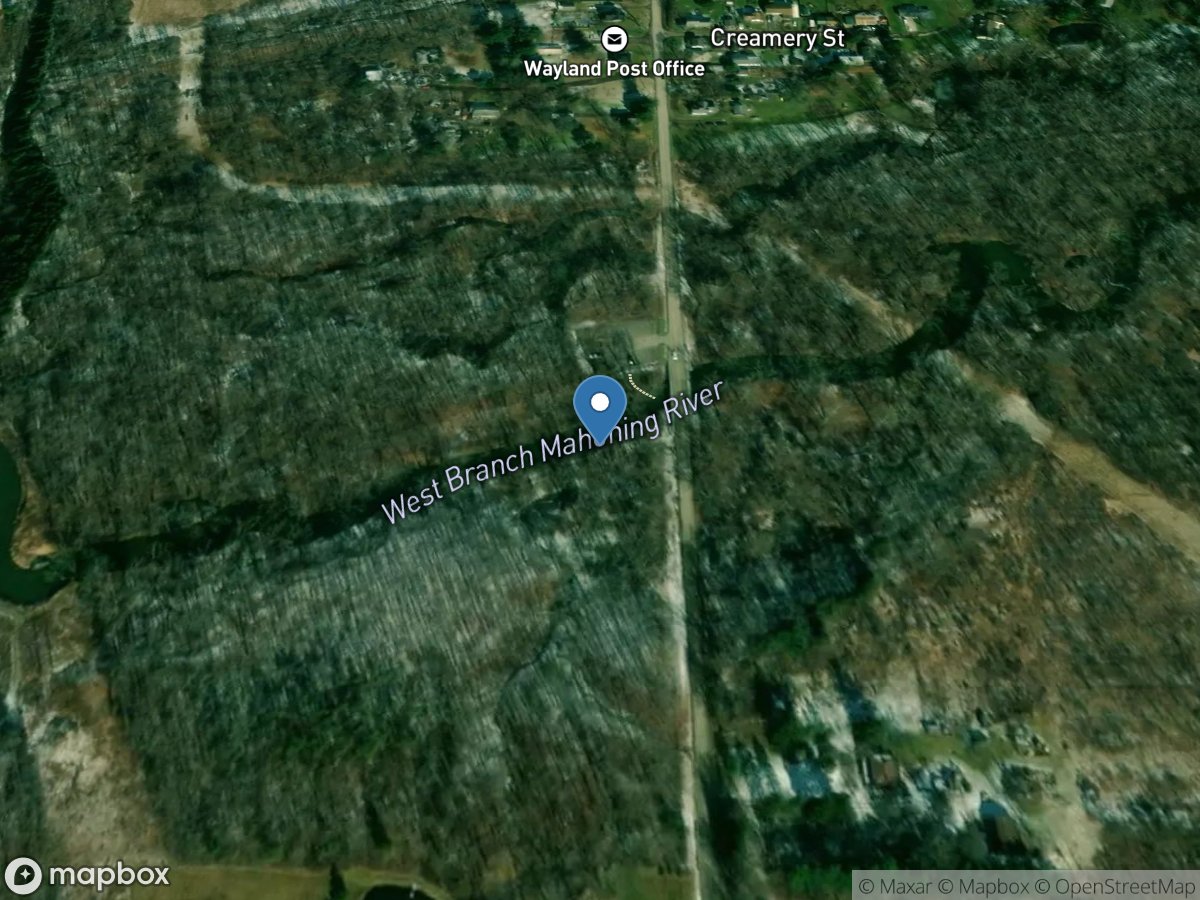 West Branch Mahoning River at Wayland OH location