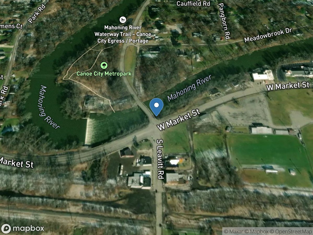 Mahoning River at Leavittsburg OH location