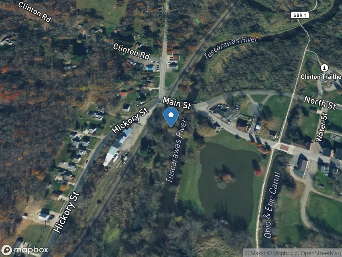 Tuscarawas River at Clinton OH location