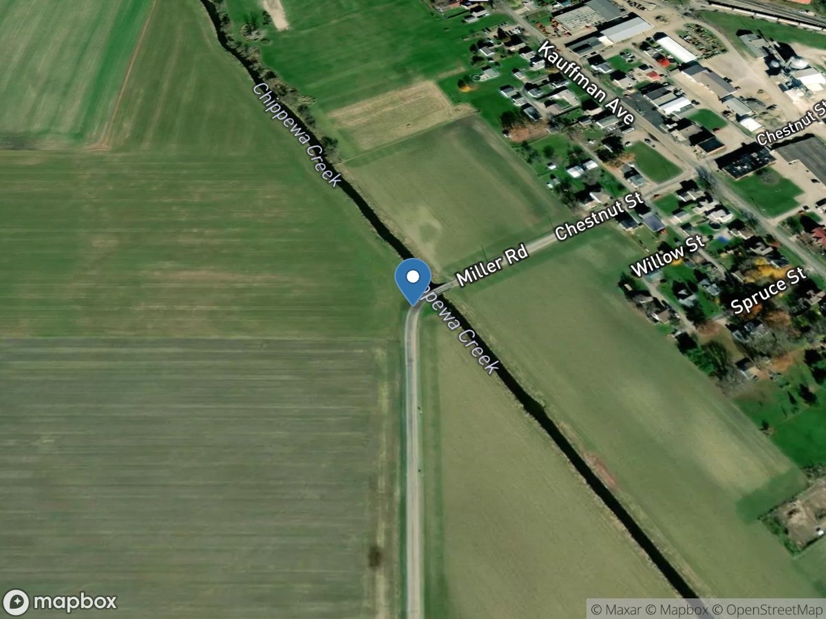 Chippewa Creek at Miller Road at Sterling OH location