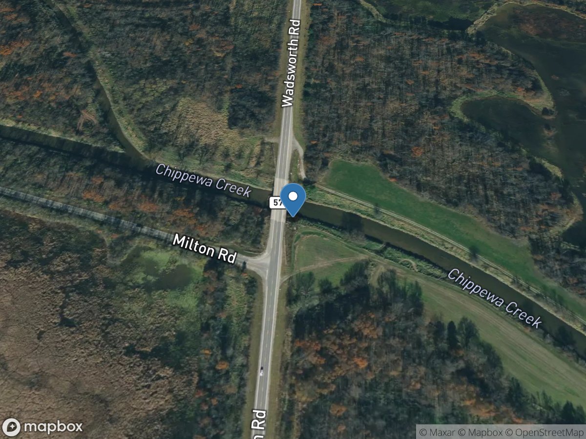 Chippewa Creek above Easton OH location