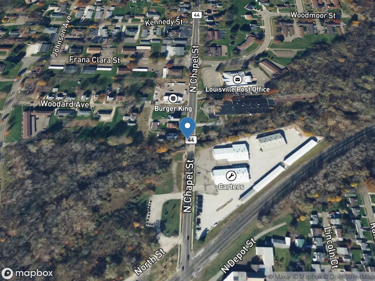 East Branch Nimishillen Creek at Louisville OH location