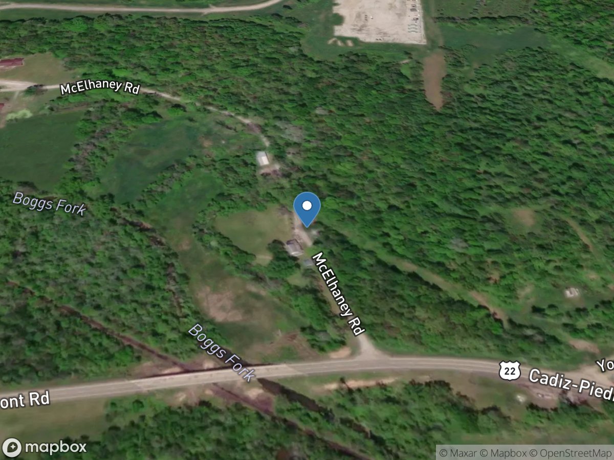 Boggs Fork at Piedmont OH location