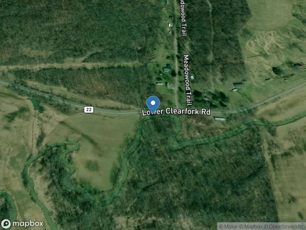 Clear Fork above Tappan Lake OH location