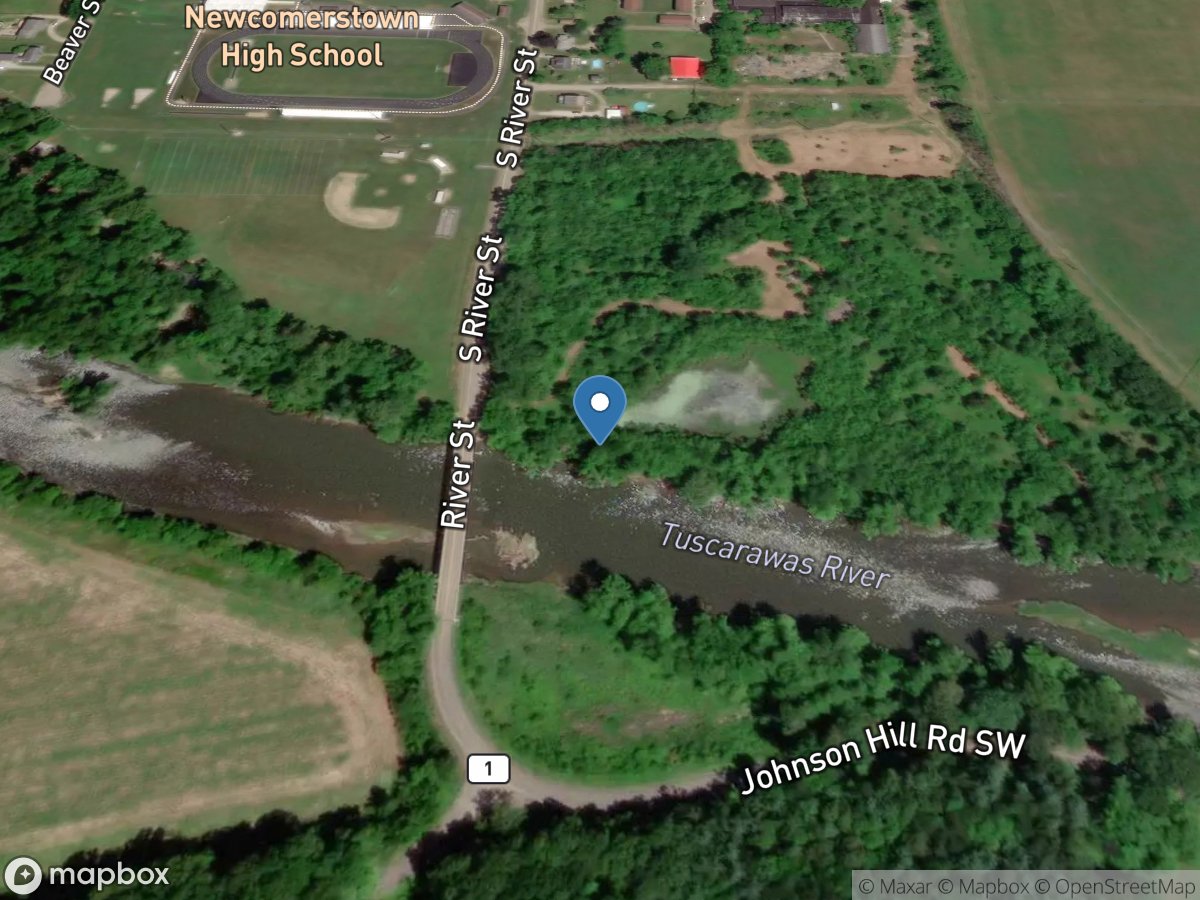 Tuscarawas River at Newcomerstown OH location