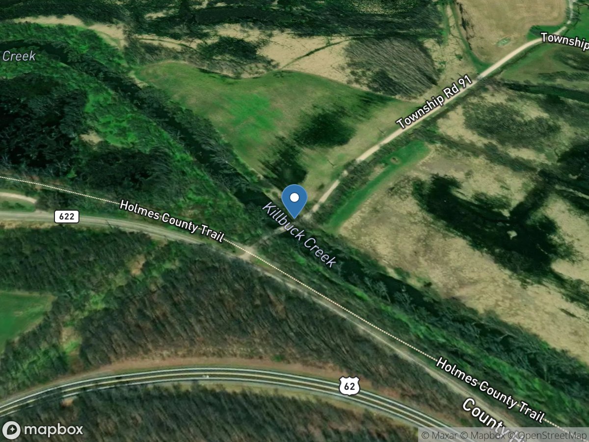 Killbuck Creek above Killbuck OH location