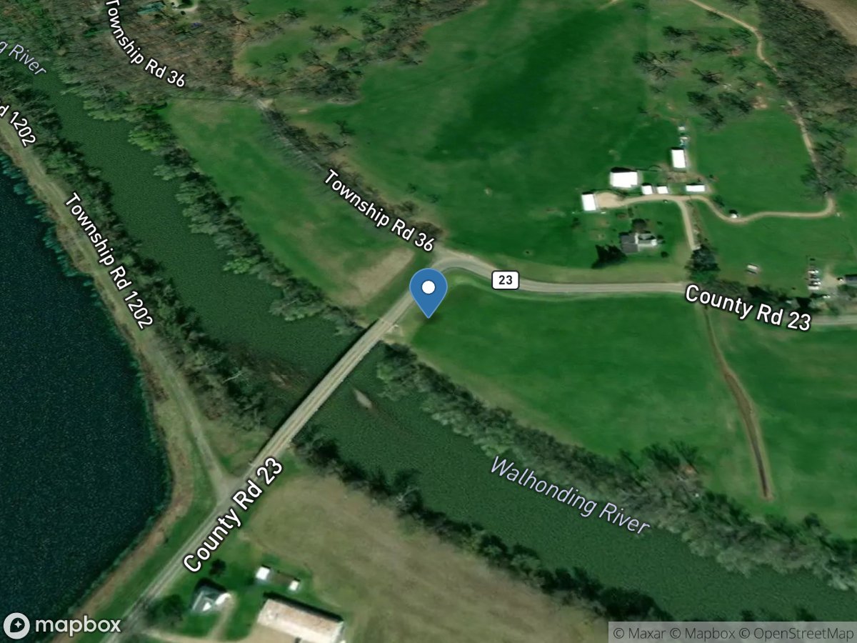 Walhonding River below Randle OH location