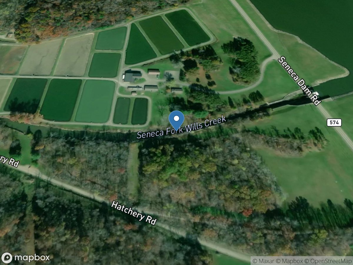 Seneca Fork bl Senecaville Dam near Senecaville OH location