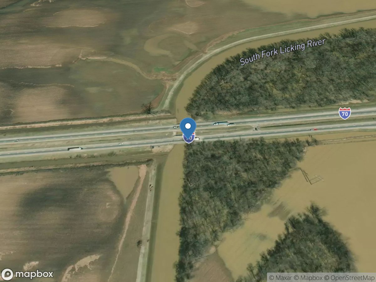 South Fork Licking River near Buckeye Lake OH location