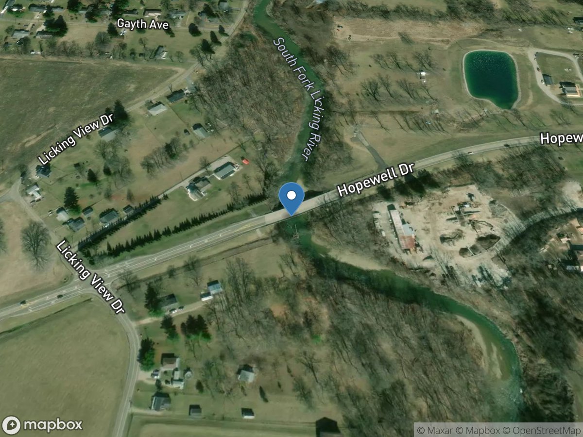 South Fork Licking River at Heath OH location