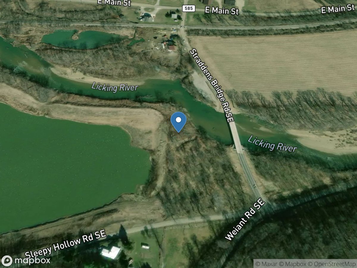 Licking River near Newark OH location