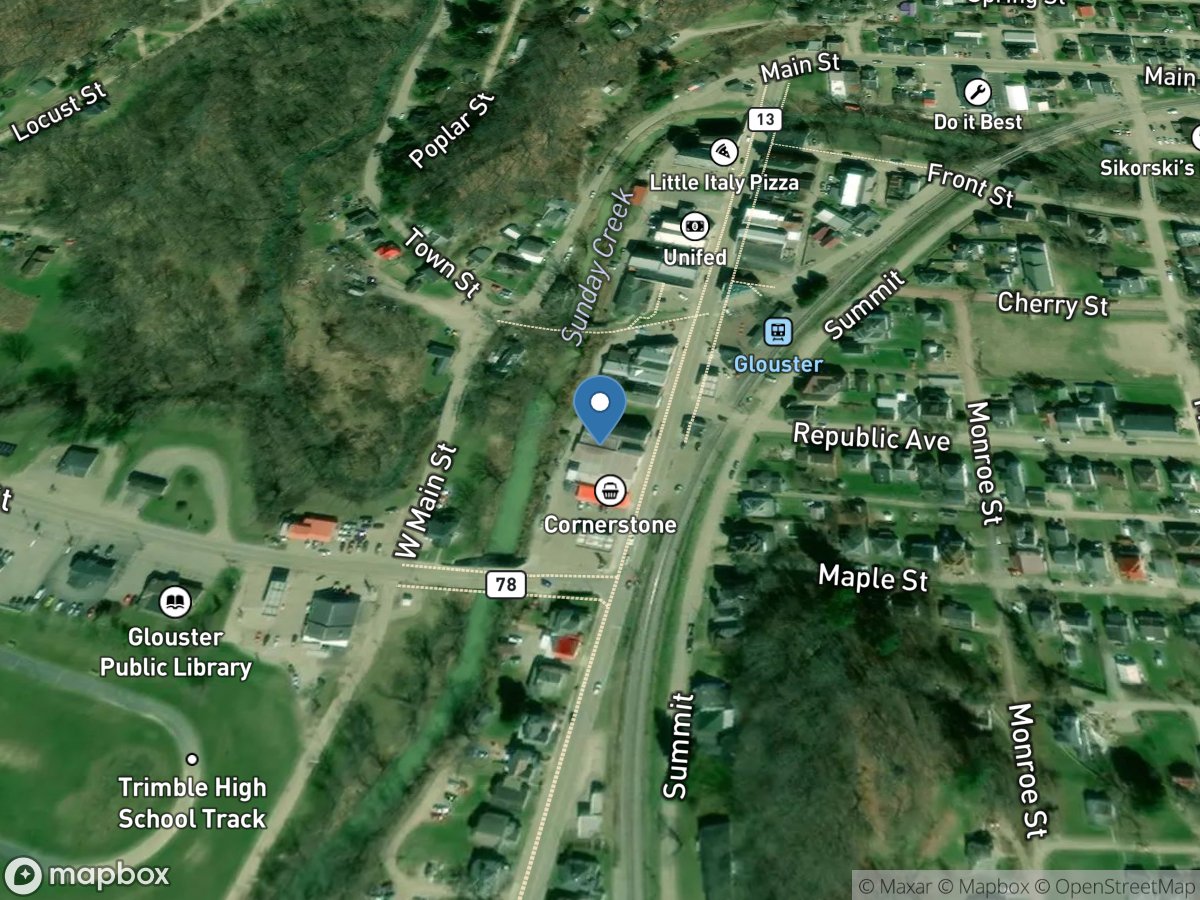 Sunday Creek at Glouster OH location