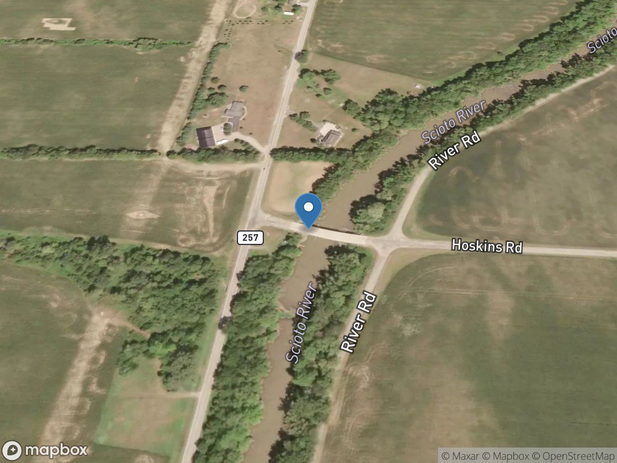 Scioto River near Prospect OH location