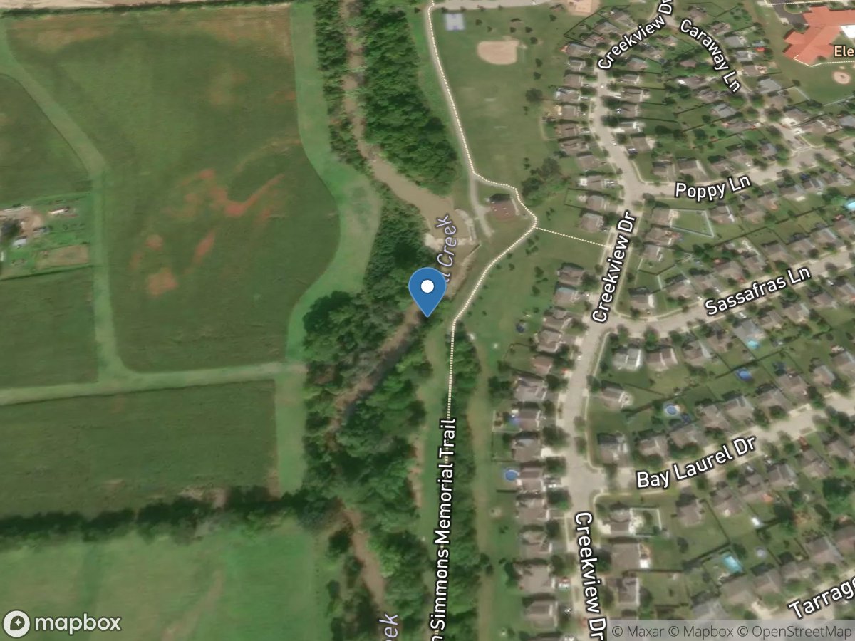 Mill Creek above Marysville OH location