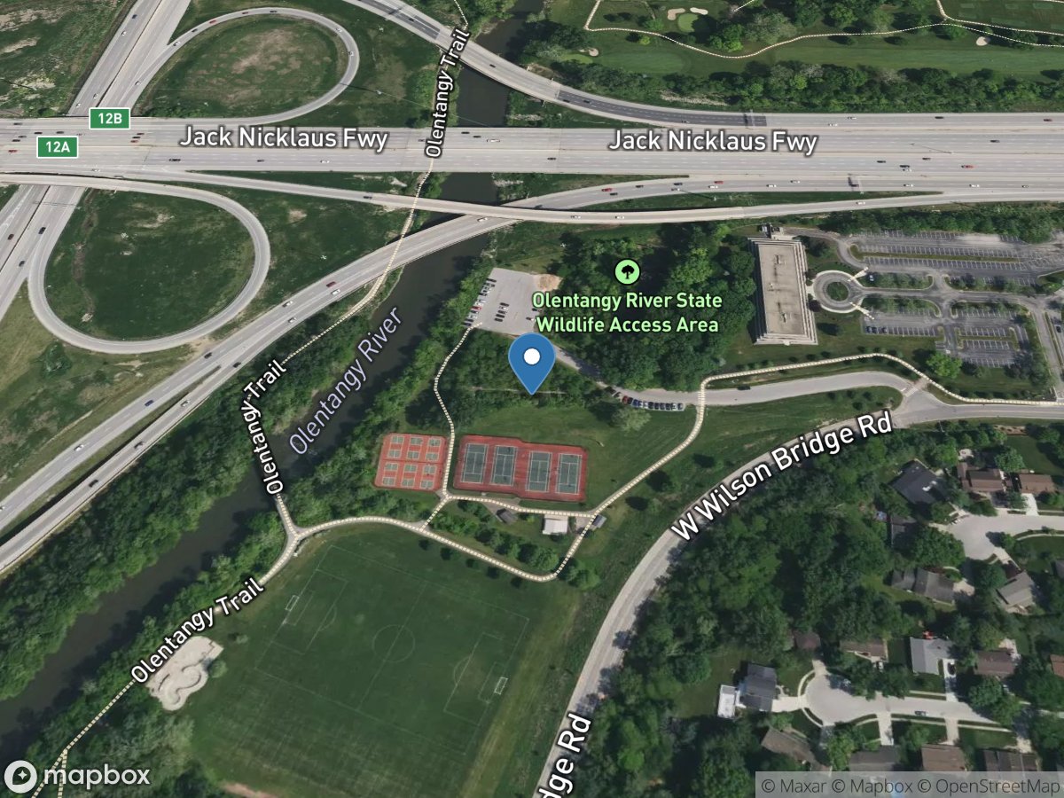 Olentangy River near Worthington OH location