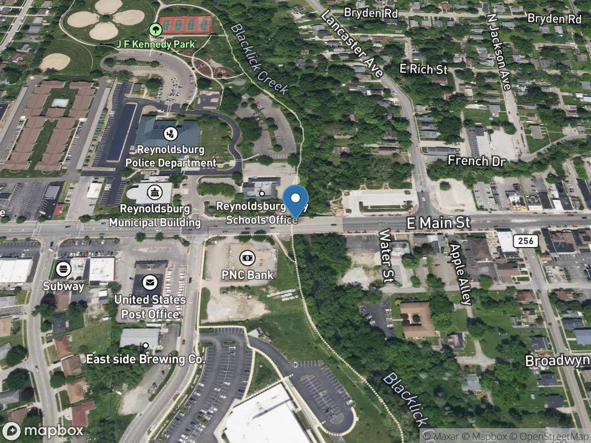 Blacklick Creek at Reynoldsburg OH location