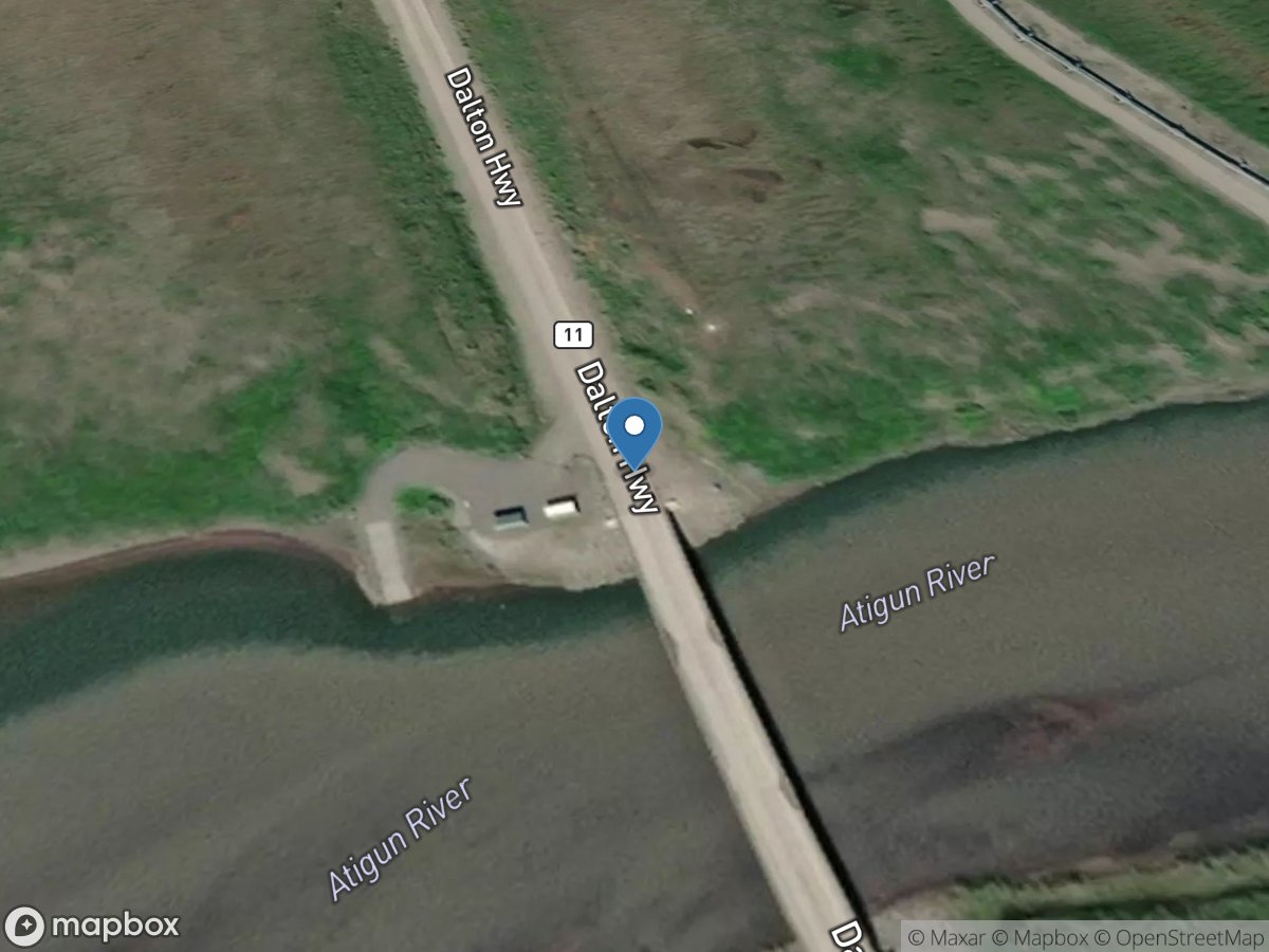 ATIGUN River Below GALBRAITH Lake Near PUMP STATION 4 AK location