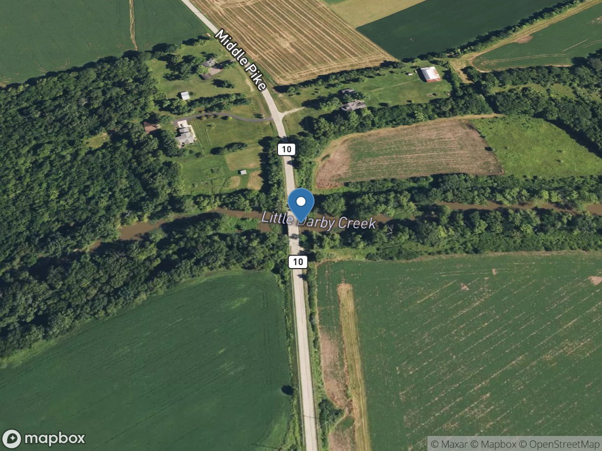 Little Darby Creek at West Jefferson OH location