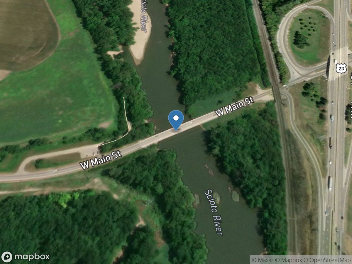 Scioto River at Circleville OH location