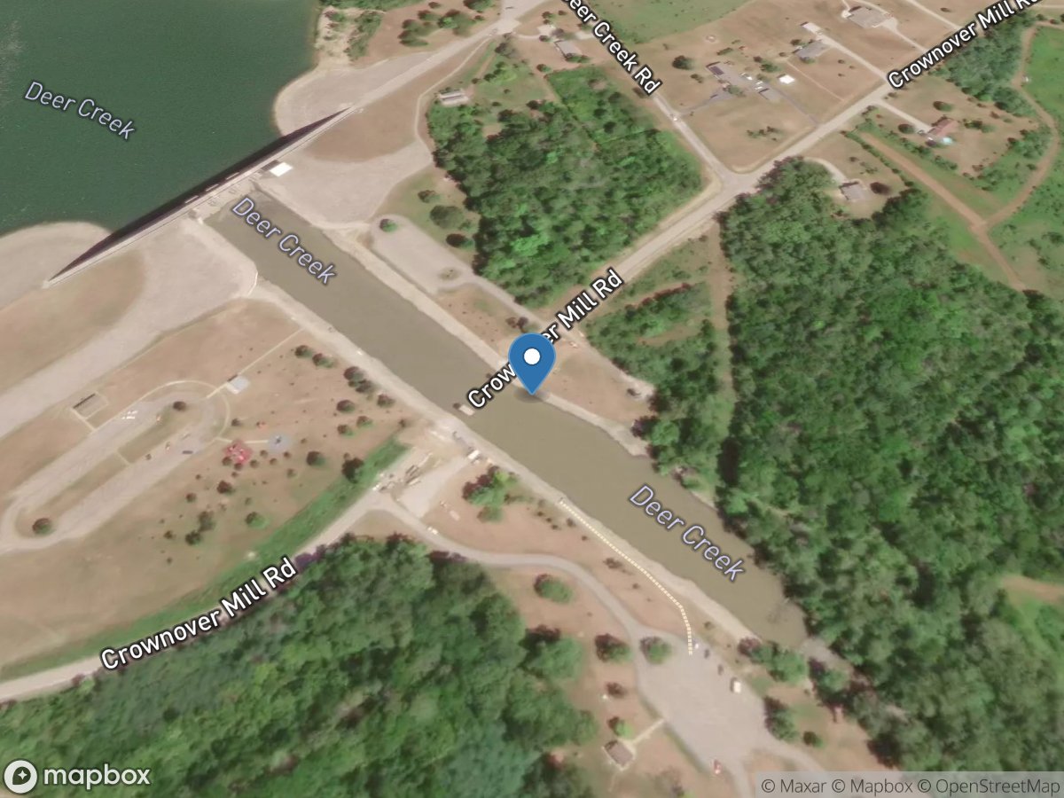 Deer Creek near Pancoastburg OH location