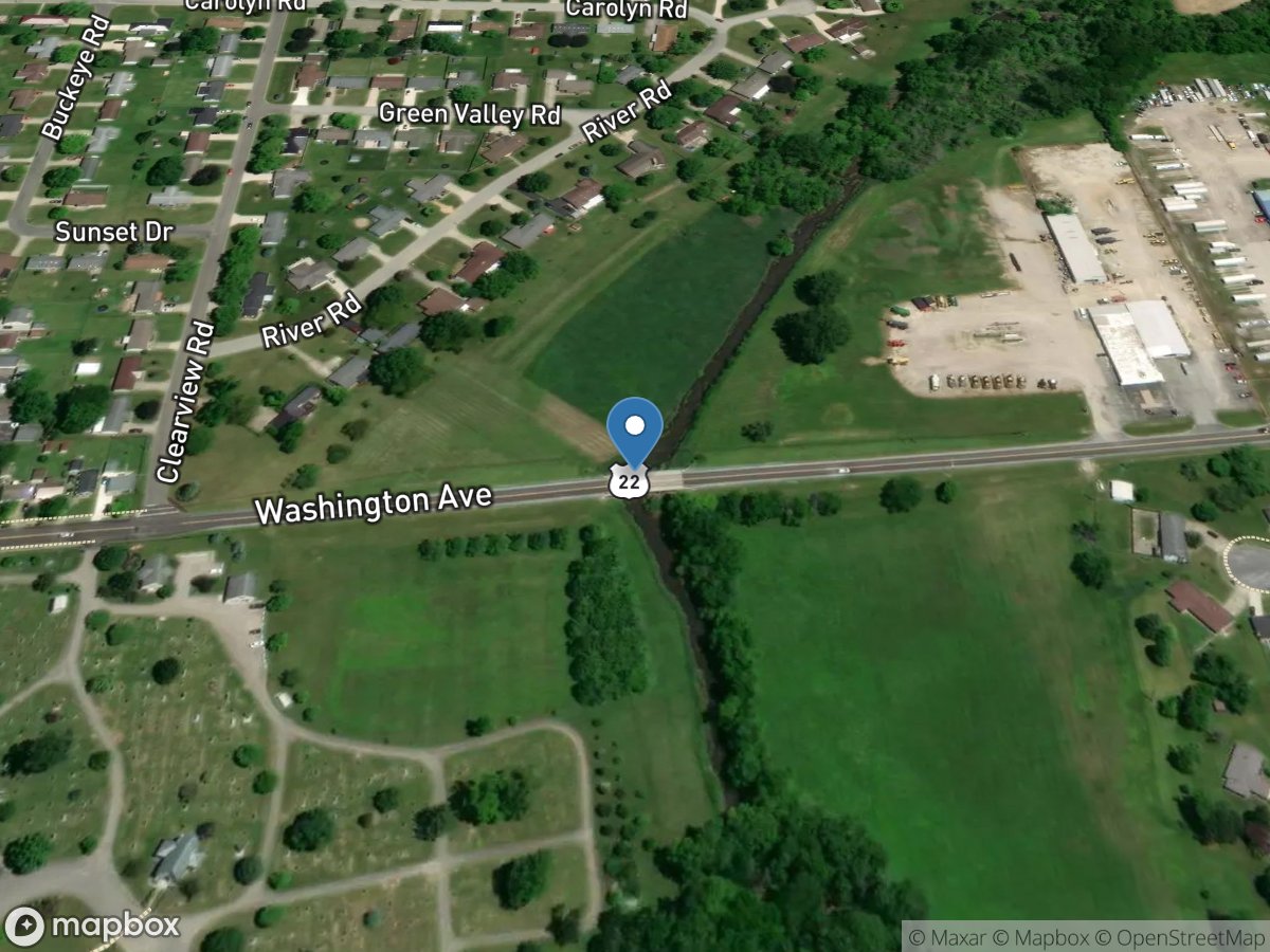 East Fork Paint Creek at Washington Court House OH location