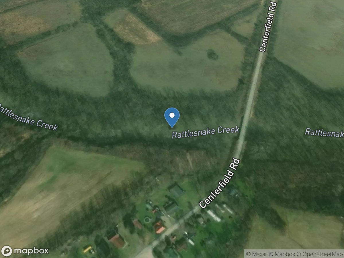 Rattlesnake Creek at Centerfield OH location