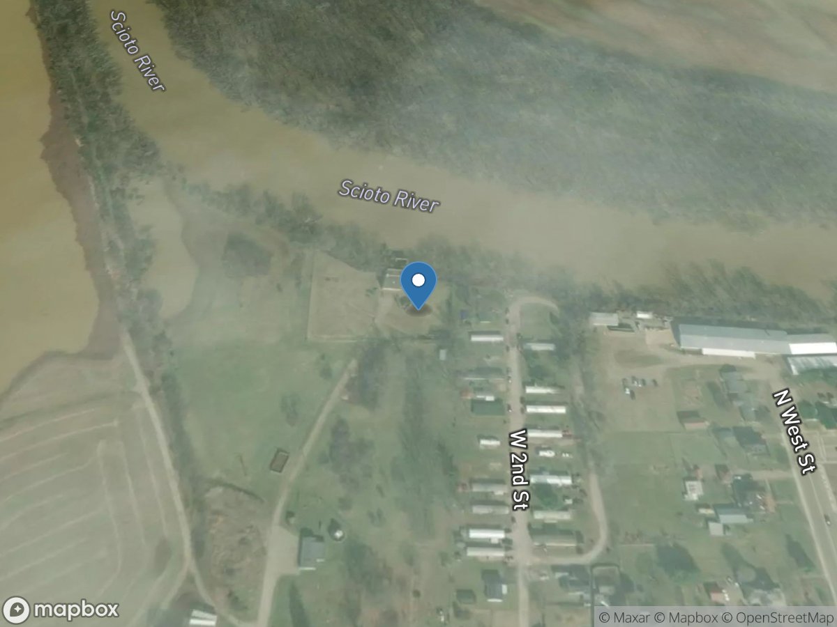 Scioto River at Piketon OH location