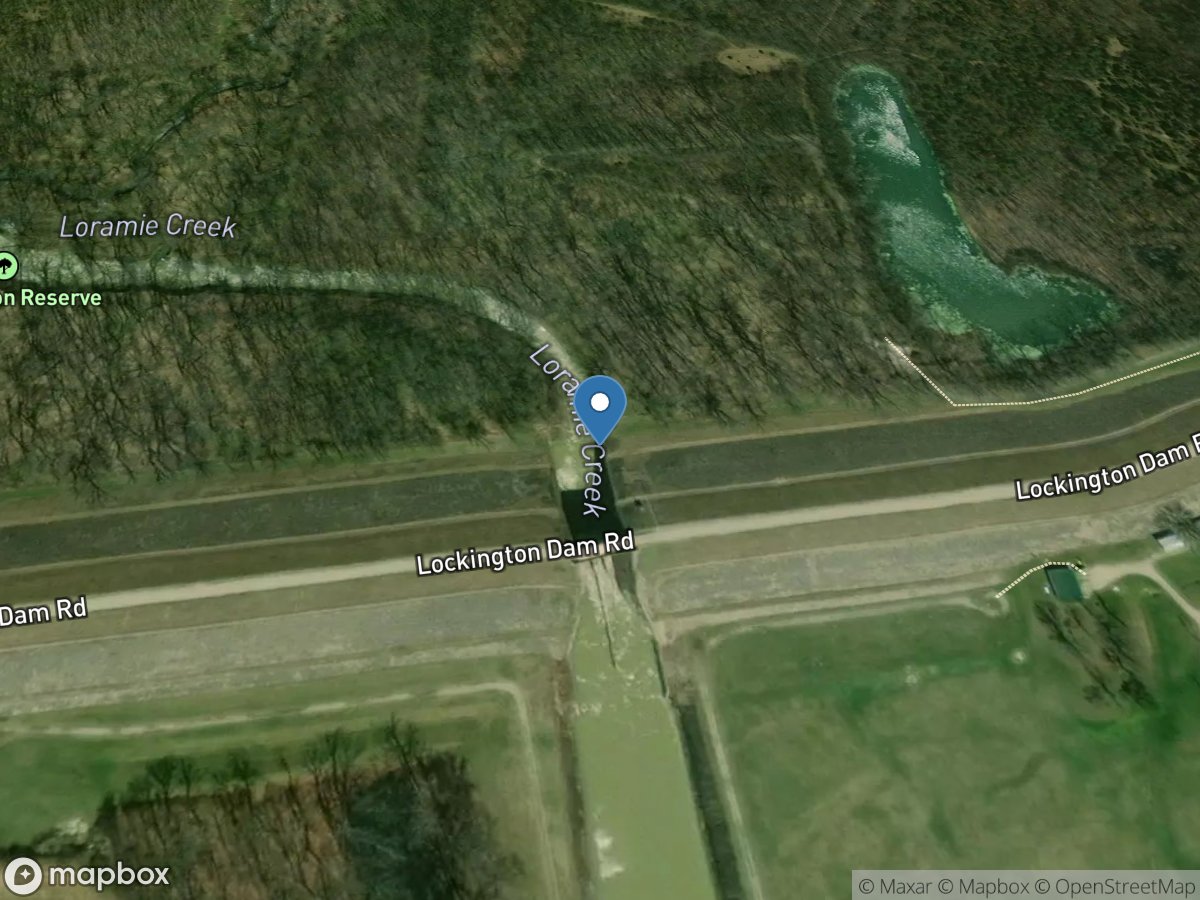 Loramie Creek at Lockington OH location