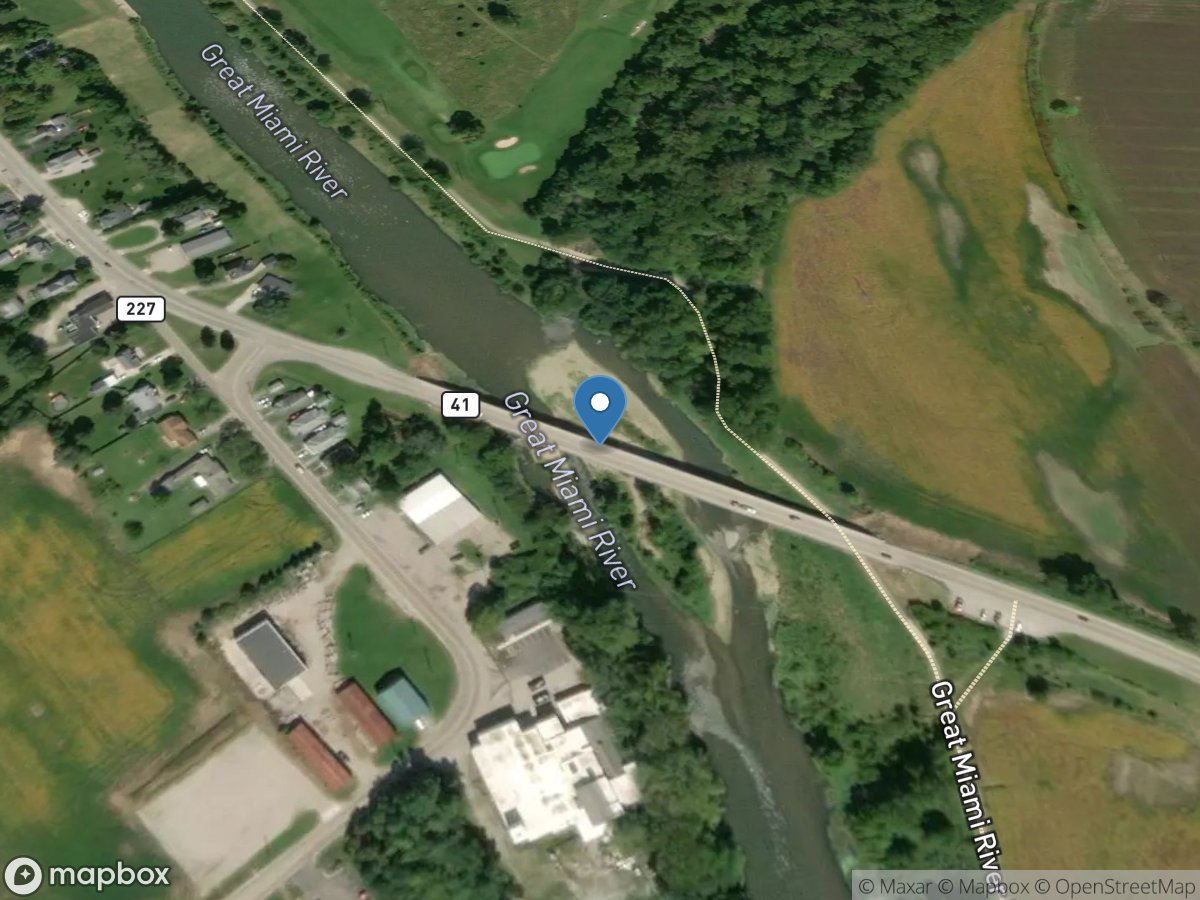 Great Miami River at Troy OH location