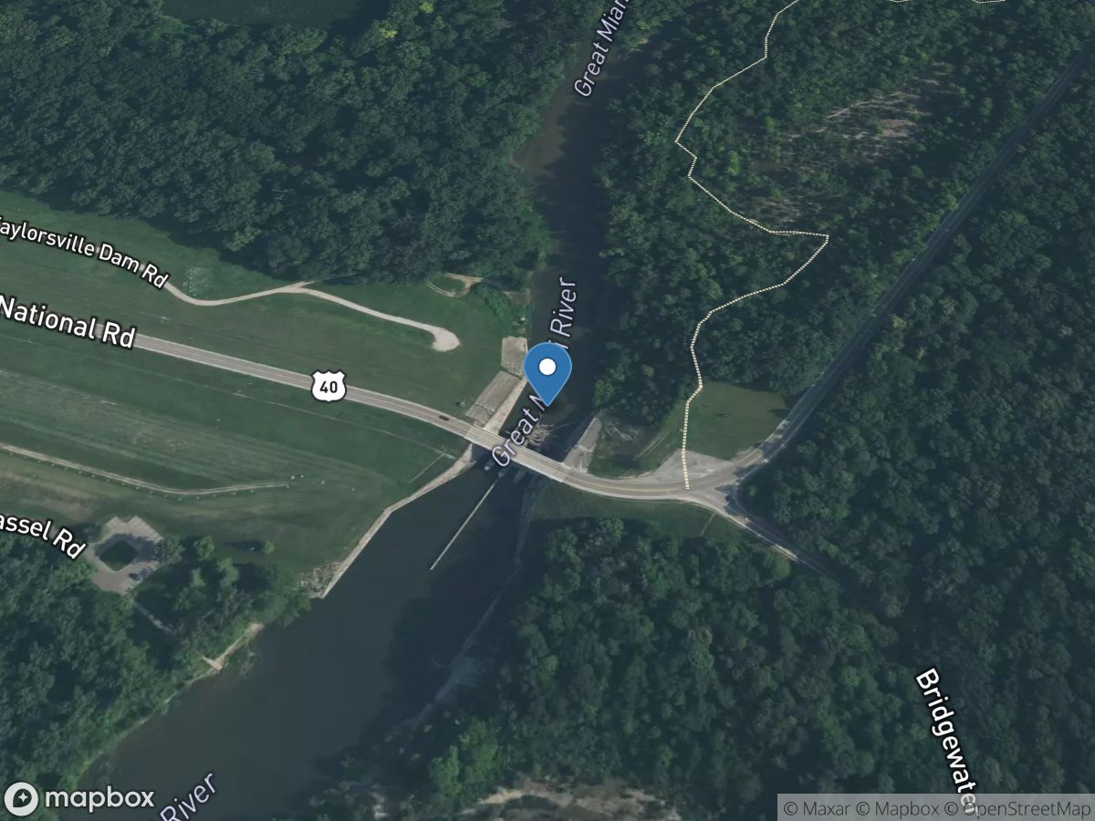 Great Miami River at Taylorsville OH location