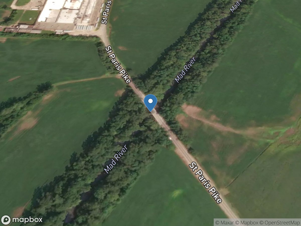 Mad River at St Paris Pike at Eagle City OH location