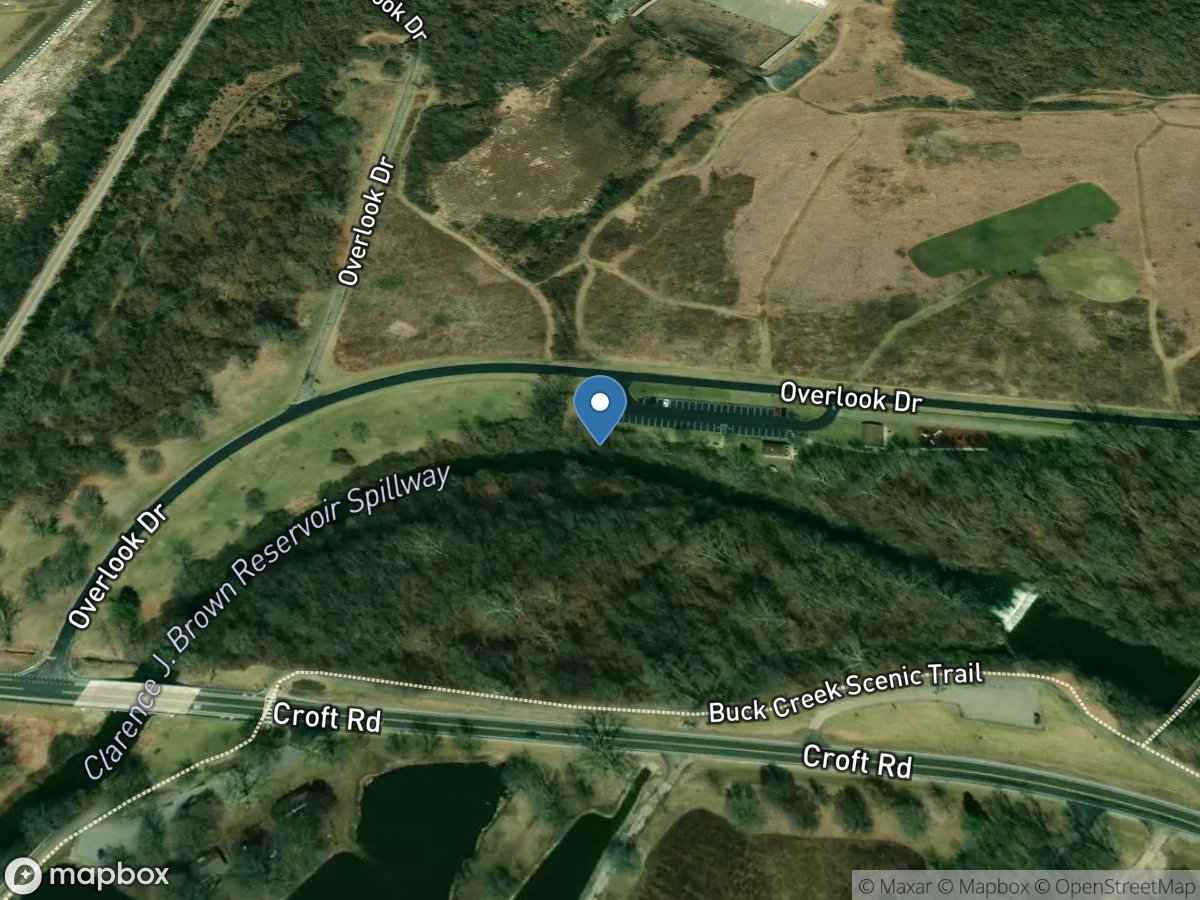 Buck Creek bl CJ Brown Reservoir near Springfield OH location