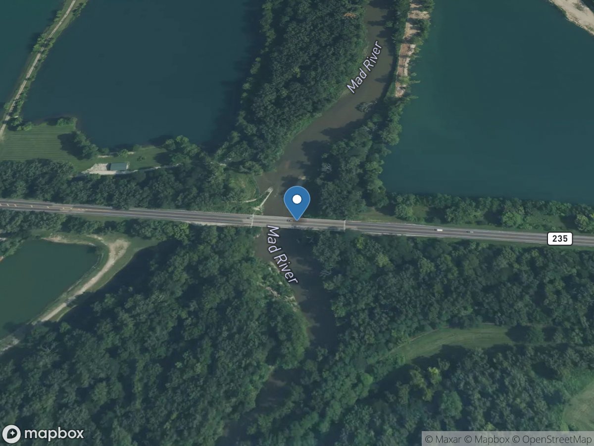 Mad River at State Route 235 near Fairborn OH location