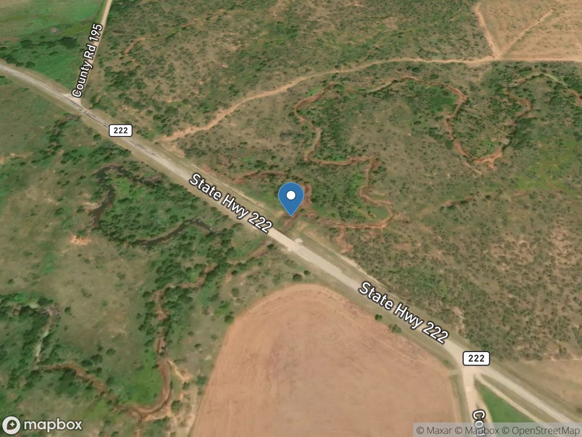 Millers Creek near Munday, TX location