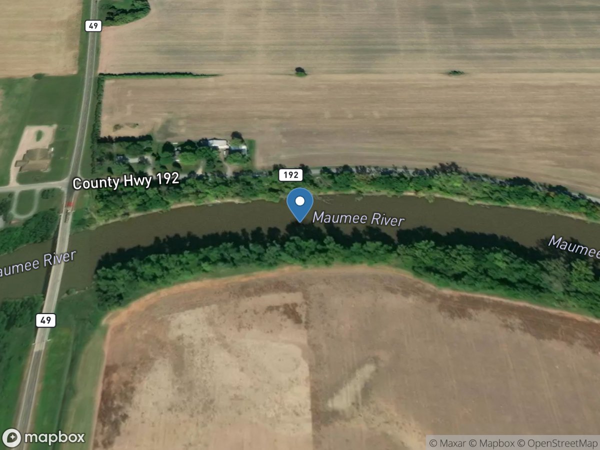 Maumee River at Antwerp OH location