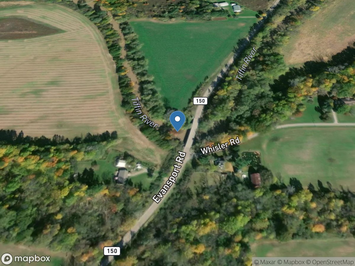 Tiffin River near Evansport OH location