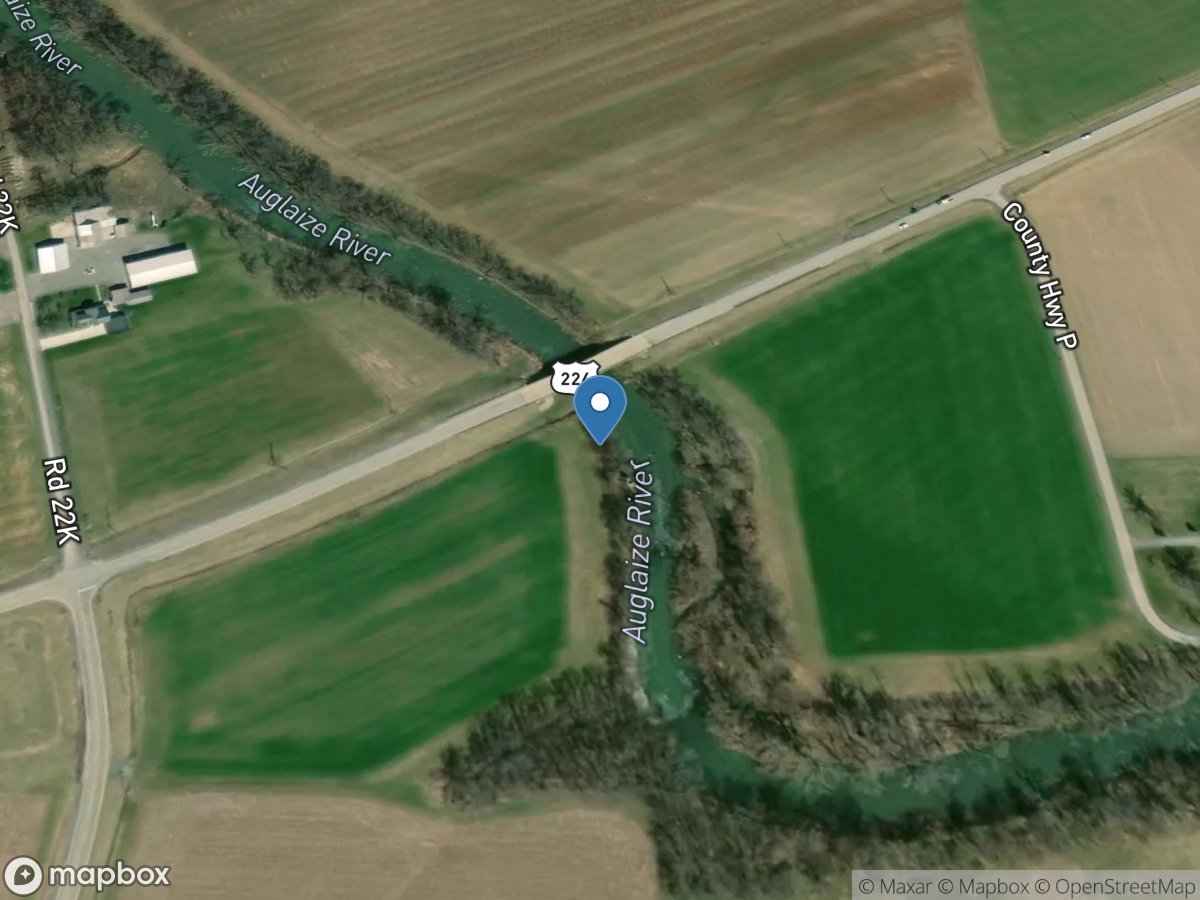 Auglaize River near Fort Jennings OH location